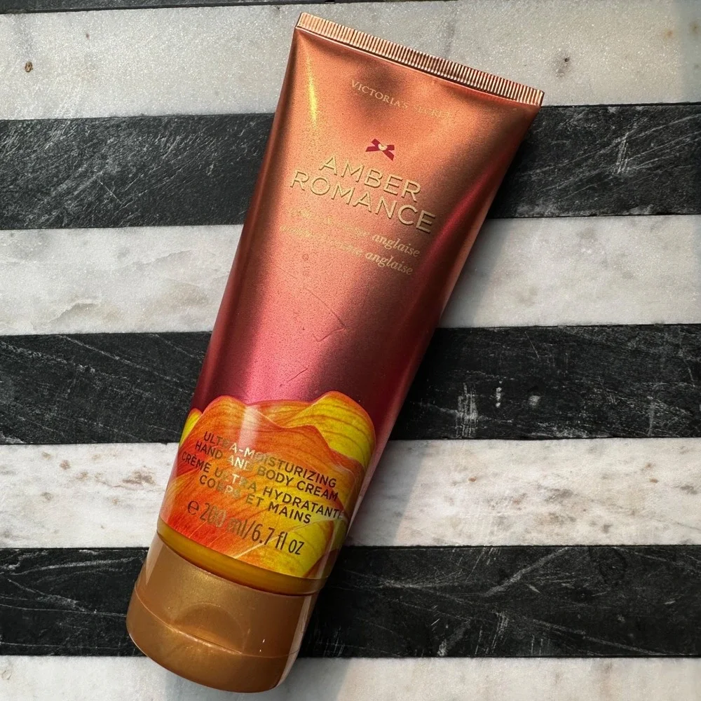 Victoria's Secret AMBER ROMANCE Limited Edition Hand & Body Cream 6.7oz NEW